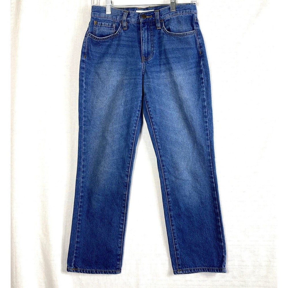 VANS Jeans Womens 3/26 Blue Denim Mid Rise Straight Leg Slim Fit Trendy Casual